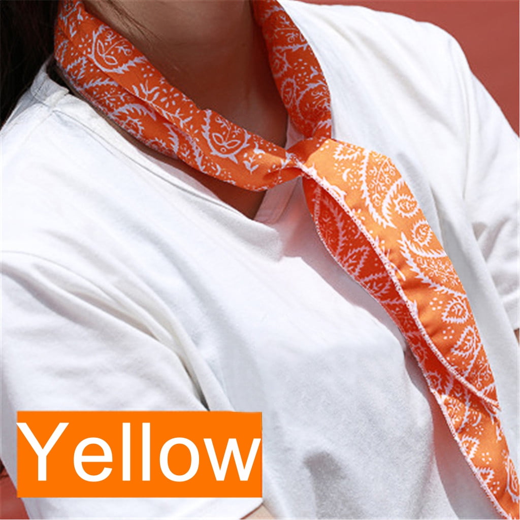 Outdoor All Cotton Printing Cooling And Cooling Ice Scarf Sports Scarf
