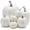 White2, variant on 7Pcs Artificial Pumpkins Fall Decoration Assorted Faux Pumpkin Cute Foam Pumpkins for Home Outside Halloween Decorating