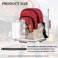 thumbnail image 6 of TSOVTHRID Snowman Christmas Tree Reindeer Print Small Crossbody Bag for Women Christmas Cell Phone Purse Wallet Women's Shoulder Bag Handbags Wallet Purse with Card Slots, 6 of 7