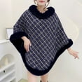 thumbnail image 3 of Shawl Wraps for Women, Elegant Knitted Cape Open Front Poncho Scarf Blanket Cardigan Coat for Spring, Fall, and Winter, 3 of 3