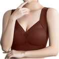 thumbnail image 4 of DDAPJ pyju High Impact Sports Bras for Women Plus Size Push Up Wirefree Workout Bra Comfort Everyday Bras Sales of The Day Clearance Prime Coffee XXXL, 4 of 6
