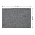 thumbnail image 5 of VECELO Washable Woven Placemats, Non-Slip Durable Heat-Resistant Stain Resistant Table Runners for Dining Table ,Kitchen Table, Set of 4, Grey, 5 of 7
