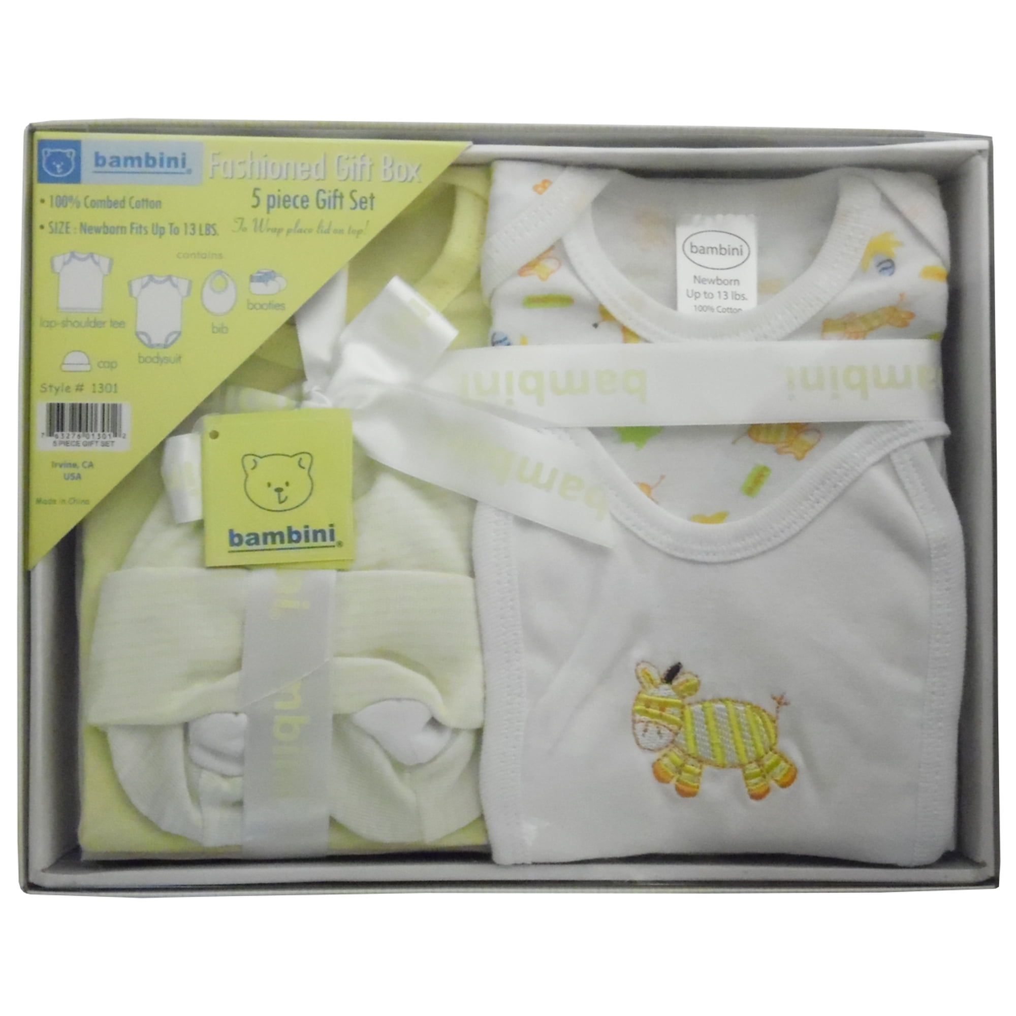Bambini 5 Piece Gift Box - Yellow