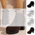 thumbnail image 3 of Viluyesy Womens Ankle Booties Round Toe Platform Sole Matte Faux Suede Rhinestone Side Zipper High Block Heel Street Fashion Boots Brown Size 7.5, 3 of 9