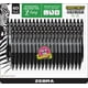 thumbnail image 1 of Bolígrafos Zebra Z-Grip negros retráctiles finos 0,7 mm 40, 1 of 8