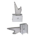 thumbnail image 3 of 2 piezas de cerraduras de escalera de extensión, piezas de mantenimiento antideslizantes de alta resistencia de aluminio, accesorios de repuesto Cola Cerraduras de escalera, 3 of 7