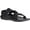 Solid Black, variant on Chaco Mega Z/Cloud Wide-Strap Cushioned Sandal Women