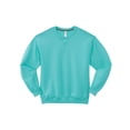 thumbnail image 3 of Fruit of the Loom Adult Crewneck Sweatshirt, Big Boy, Male SCUBA BLUE, L, 3 of 3