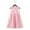 Red, variant on Juslio Dresses for Girls Fashion Summer New Short Sleeve Ruffled Pockets Round-Neck Printed Dress Dress Sweet Tank Top Ruffle Pink 8 Years