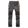 thumbnail image 2 of hengsof Children's Removable Trousers for Boys Girls Fashionable Outdoor Waterproof Windproof Hiking Pants Fashionable Zipper Pocket Pants, 2 of 5