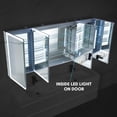 thumbnail image 4 of Blossom Capella 72" LED Medicine Cabinet | Aluminum Frame | Adjustable Shelves| Smart Memory | Defogger, 4 of 6