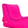 thumbnail image 2 of Soidarity Portable Lazy Air Lounge Chair Inflable Sleeping Camping Bed Beach Sofá Bolsa Deportes acuáticos Rosa roja 60*70*55cm Soidarity HW5621-16, 2 of 6
