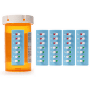 5 Pack Medication Tracker and Reminder, Take-n-Slide Reusable Pill Trackers, Attach to Your Bottle, 7 Day Tablet Reminder,Medicine,Vitamins, Adults, Pets, Pill Organizer Alternative, Multi Dose,Travel