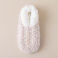 thumbnail image 2 of Fabrcox Womens Fuzzy House Slipper Socks, Non Skid Grips Fluffy Winter Indoor Socks, Warm Plush Loungewear Socks for Sleeping at Home, Holiday Gift for Women (Khaki), 2 of 4