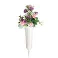 thumbnail image 2 of Grave Flowers for Cemetery – Artificial Memorial Rose Bouquet with Vase, All-Season Outdoor Cemetery Decorations for Headstones, Overseas Remembrance Gift, 2 of 9