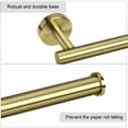thumbnail image 4 of Uxcell Toilet Paper Holder Stainless Steel Brushed Finish Gold Tone, 4 of 7