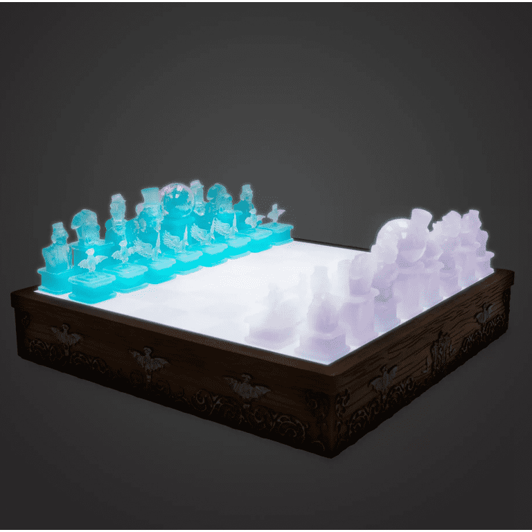 The Haunted Mansion Light-Up Chess Set