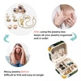 thumbnail image 4 of Daisy Travel Portable Square Jewelry Boxes Display Case - Travel Organizer for Girls and Women, 4 of 6