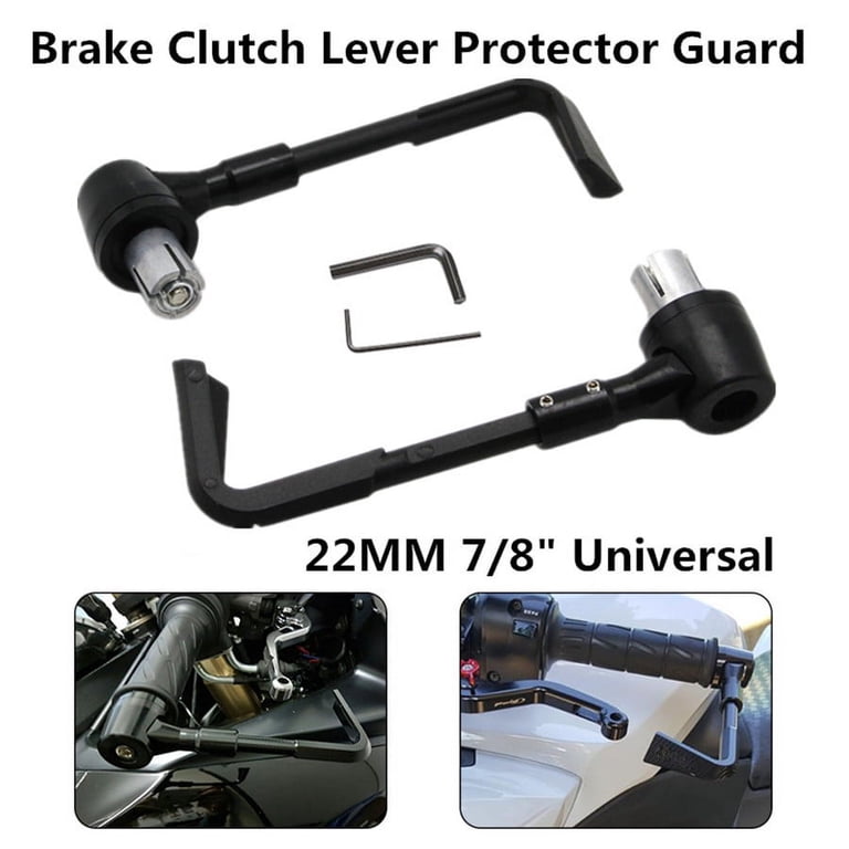 Universal 7/8" 22mm Motorcycle Hand Guards – Aluminum Alloy Brake & Clutch Lever Protectors