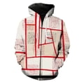 thumbnail image 1 of Performance Art Pattern Men's Zipper Hoodie Oversized Long Sleeve 3D Printed Sweatshirts Hip Hop Fashion Harajuku Spring Cool, 1 of 5