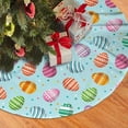 thumbnail image 2 of Easter Eggs Bunny Christmas Tree Skirt Happy Easter Day Tree Skirt Ornament for Easter Holiday Party Home Decoration.30, 2 of 5