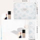thumbnail image 2 of Set de bolsitas de maquillaje Gosect Floral Coquette Aesthetic Blue Rose, 2 of 3