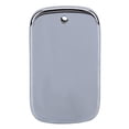thumbnail image 3 of Natural Terahertz Pendant, Improve Circulation Rectangle Shape Stimulate Meridians Simple Hole Terahertz Stone Pendant Eliminate Fatigue  For DIY Jewelry, 3 of 8