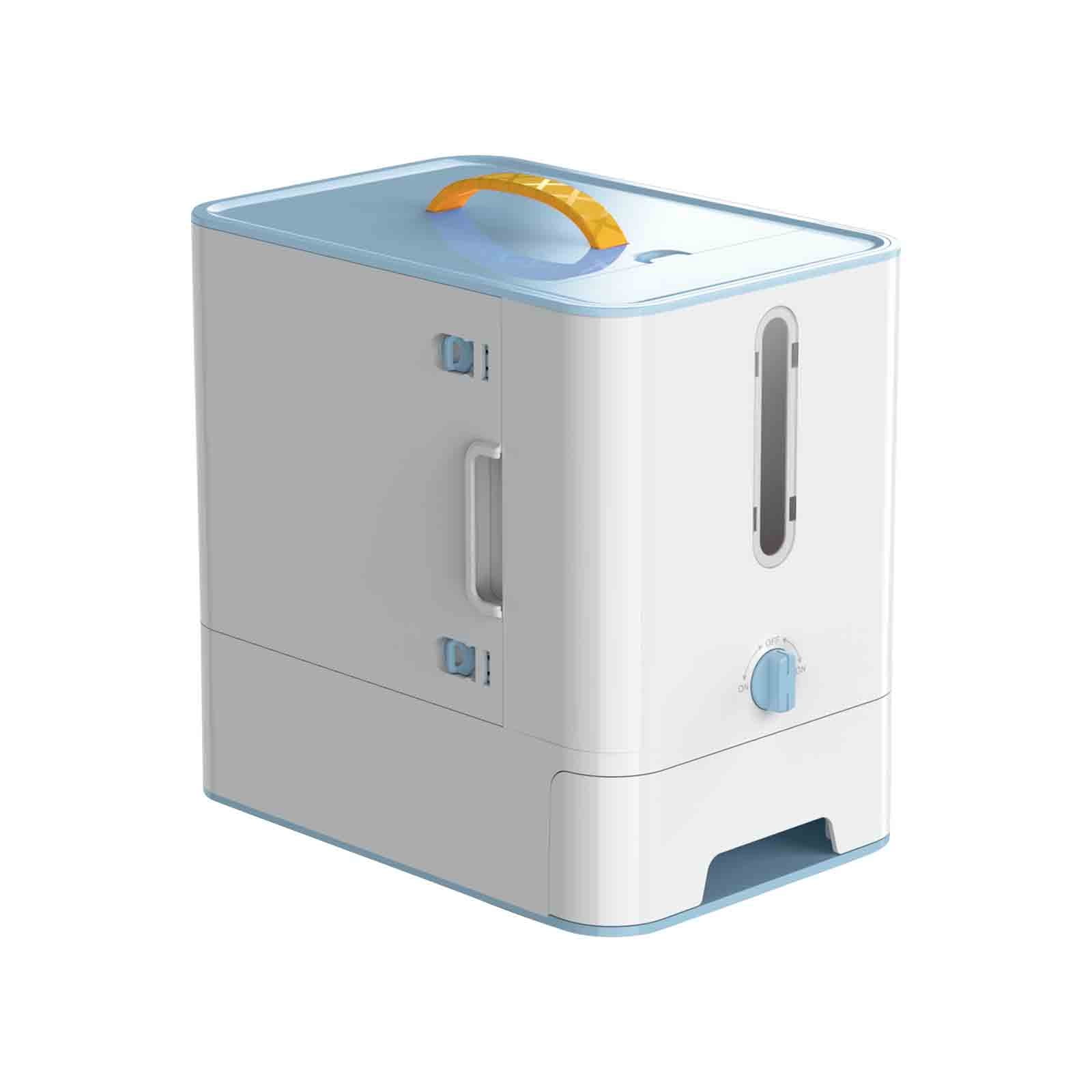 Pet Food Storage Box, Pet Feeder and Drinker, Cat Dog Gravity Food