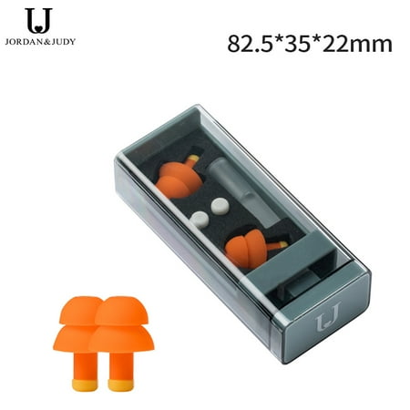 

Jordan Judy Judy Soundproof Earplugs Mute Professional Noise Reduction Light Soft Silicone Sleeping Foam Travel Earplugs