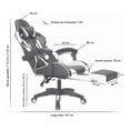 thumbnail image 4 of SILLA GAMER MERCURY BLANCA VANLIG mercury, 4 of 6