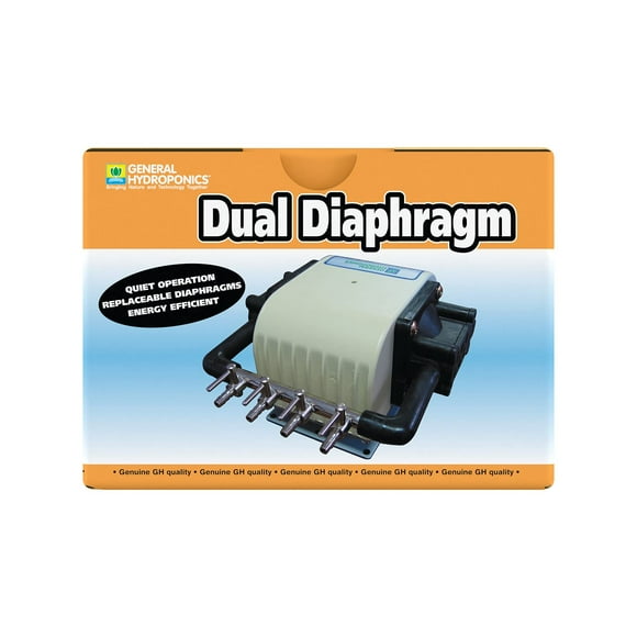 General Hydroponics Dual Diaphragm Air Pump