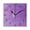 Black, variant on Purple Sky and Moon Wall Clock Square Clock Decoration Creative Clock Dual Use Black Pointer 7.78in
