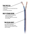 thumbnail image 4 of Cable de altavoz Skar Audio calibre 14 AWG, 100 pies, azul/marrón, 4 of 6