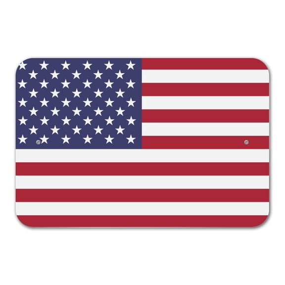 United States of America American USA Flag Home Business Office Sign