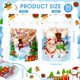 thumbnail image 2 of Bolsas de regalo de Navidad Blosssound con forma de muñeco de nieve de plástico, 14 x 22 x 4 cm, 50 unidades, 2 of 6