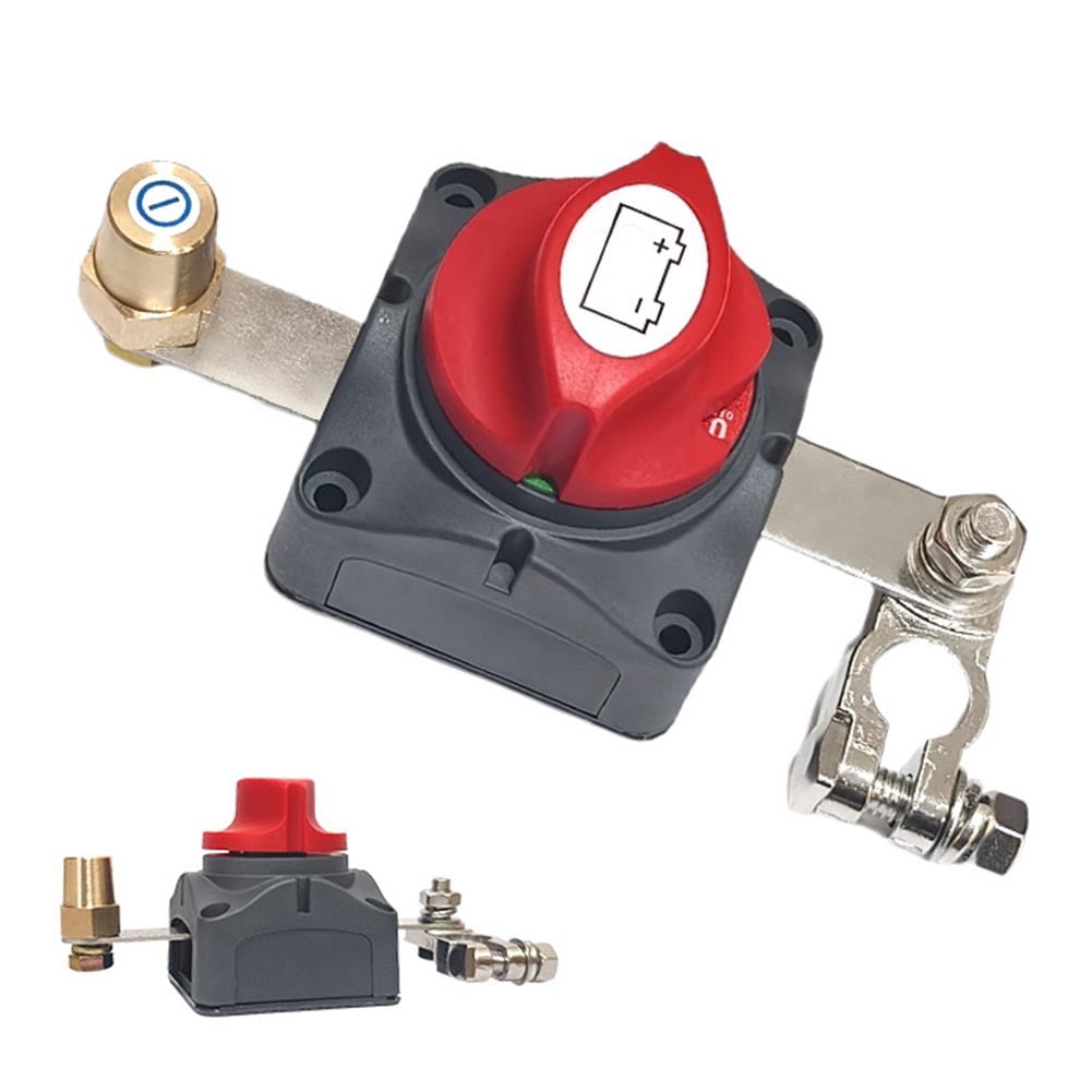 Top Post Battery Disconnect Switch Heavy-Duty 12-48V 275A for Cars Negative