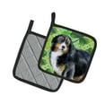 thumbnail image 2 of Caroline's Treasures Bernese Mountain Dog St Patrick's Pair of Pot Holders, 2 of 2