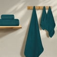 thumbnail image 4 of BELIZZI HOME Ultra Soft 6 Pack Cotton Towel Set, Contains 2 Bath Towels 28x55 inch, 2 Hand Towels 16x24 inch & 2 Wash Coths 12x12 inch, Ideal Everyday use, Compact & Lightweight - Teal, 4 of 7