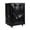 Black, variant on Foldable Rolling Tote Reusable Grocery Bag on Wheels, Shopping Cart with 4 Heavy Duty Wheels for Trips, Laundry, Camping, and Storage, Portable Shopping Trolley
