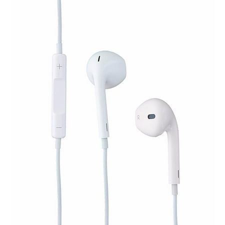 Apple iPhone 5 5S 6 6 Plus Wired Earbuds White *MD827LL/A