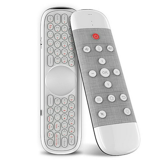 Q40 Control Remoto por Voz 2,4G Teclado Inalámbrico Air Mouse IR Aprendizaje Micro-Type Gyro Retroiluminado