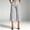 Gray, variant on Capri Pants for Women High Waisted Stripe Office Work Slacks Straight Leg Pleated Business Suit Trousers