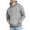 Light Gray, variant on Men’s Hoodie Classic Red Pullover Sweatshirt Soft Fleece Adjustable Drawstring Hood Kangaroo Pocket Fall Winter Men Clothing,Size S-4XL