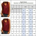 thumbnail image 4 of Gvmfive Women Summer Plain Tank Tops Vest Zipper V Neck Loose Blouse, 4 of 4