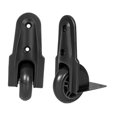 thumbnail image 2 of jinwen 2 Pcs Roulettes Directionnelles pour Bagages Couleur Noire Multifonctionnelles PVC, 2 of 9