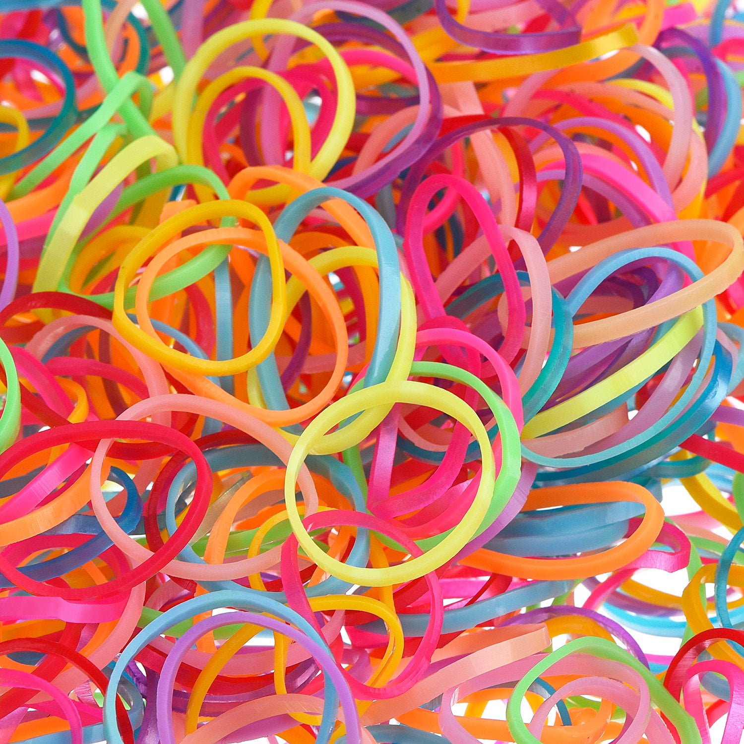 Pack Of 1000 Mini Rubber Bands Soft Elastic Bands For Kids Hair