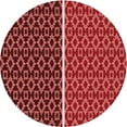 thumbnail image 1 of Ahgly Tapis d'Intérieur Lavable en Machine Carré Rouge, 3 Pieds Carré, 1 of 7