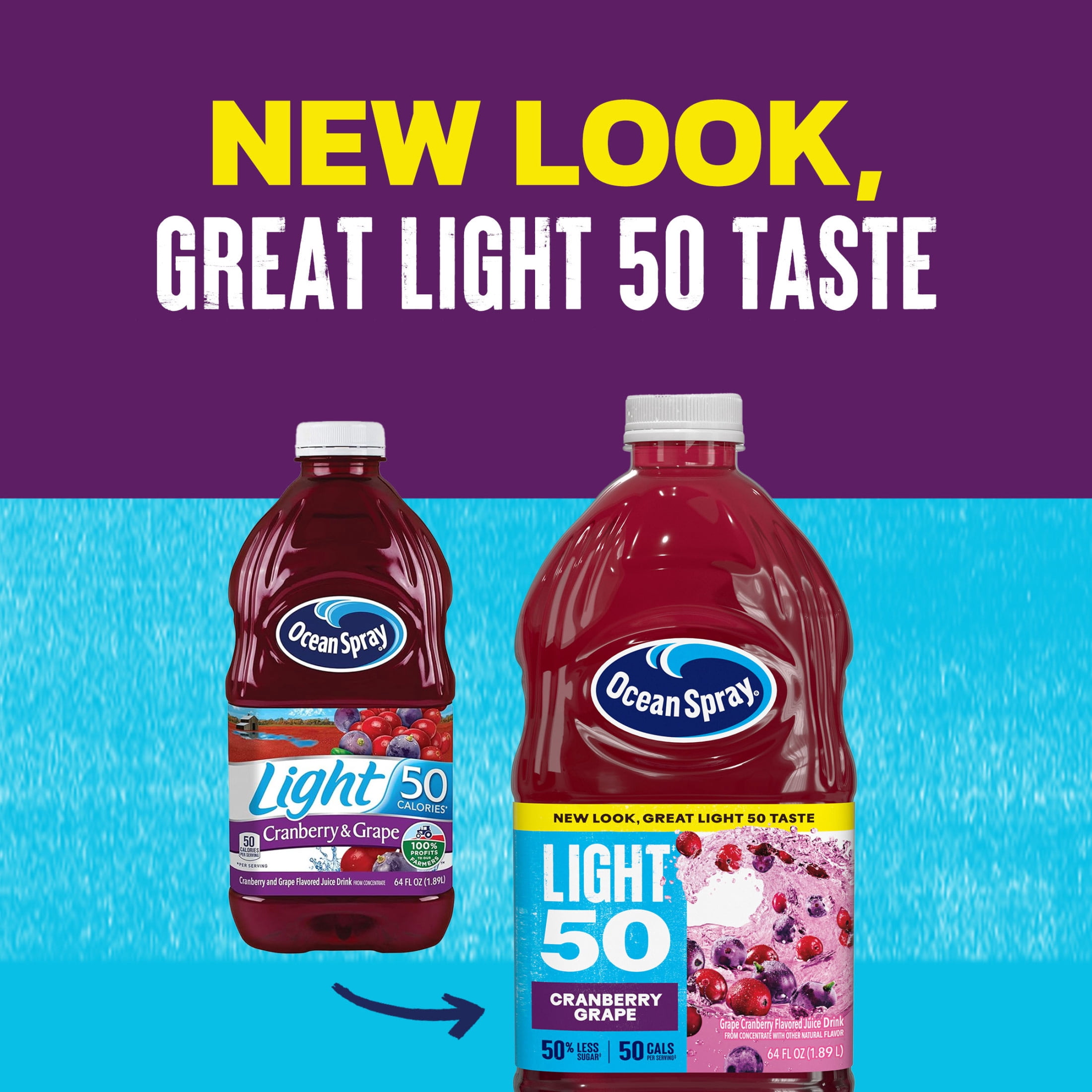 Ocean Spray® Light‡ 50 Cran-Grape ™ Cranberry and Grape Juice Drink
