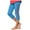 Sky Blue-20, variant on Ugoldhm Little Girls Workout Running Yoga Capris Pants Baseball Print Casual Summer Kids Athletic Leggings Size 2-13