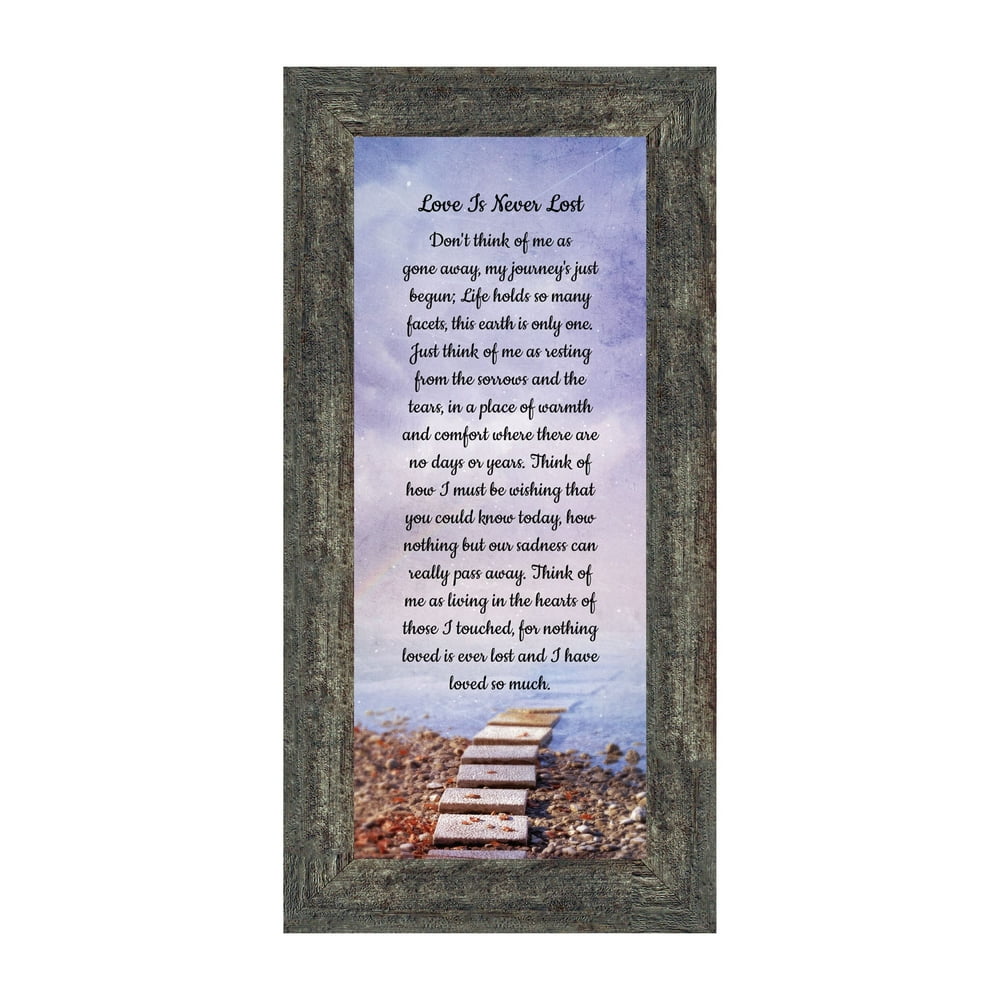 Memorial Picture Frames Sympathy Gift, Condolence Card, Photo Frames for Sympathy Gift Baskets